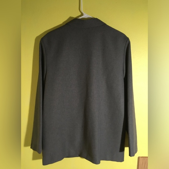 Alfred Dunner Gray Suit Jacket/Blazer Sz 16 - Picture 2 of 5